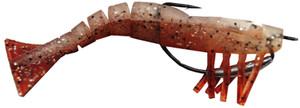 Vudu - Vudu Weedless Shrimp - 3.5in 1/8oz 2pk Rootbeer - E-VSW35-18-07