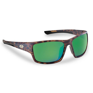 Flying Fisherman - Plrzd Sand Bank Sunglass - Tortoise/green - 7712TAG