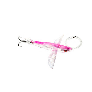 Frenzy Big Game - Ballistic Flying Fish - 6in Rigged Pink - BSF-PIR