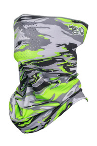 Fish Monkey - Face Guard Upf50+ - Voodoo Swamp Green - FM40-VSG