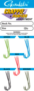 Gamakatsu - Crappie/panfish Hooks - Assort Colors Sz6 15pk - 2607 Gamakatsu - Crappie/panfish Hooks - Assort Colors Sz6 15pk - 2607