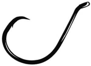 Gamakatsu - Octopus Offset Circle Hk - Black 5/0 25pk - 208415-25 Gamakatsu - Octopus Offset Circle Hk - Black 5/0 25pk - 208415-25