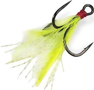 Gamakatsu - G-finesse Dressed Treble - Nano Sz2 Chart/tined 2pk - 417209-CT