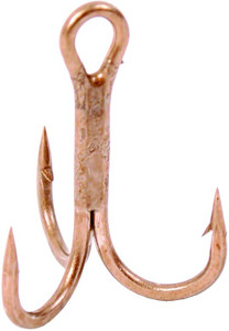 Gamakatsu - Round Bend Treble Hook - Bronze Sz6 12pk - 47107
