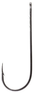 Gamakatsu - Round Bend Worm Hook - Black 1/0 6pk - 48411