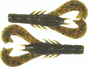 Googan - Krackin Craw - 3in 7bg Green Pumpkin - GKC-3-GNP