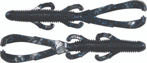 Googan - Trench Hawg - 6in 7bg Black/blu Flk - GTH-BLB