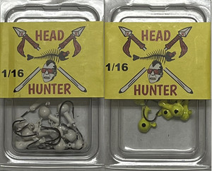 Head Hunter - Round Jig Head Assortmnt - 1/32oz 36/10pks - 32JIGHEAD-10