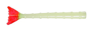 Hogie - Superjack Shrimp Tails - 4in 6pk Nite Glo/pink Tl - 5357 Hogie - Superjack Shrimp Tails - 4in 6pk Nite Glo/pink Tl - 5357