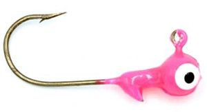 Head Hunter - Round Jig Head - 1/16oz 10pk Hot Pink - BH16B-03-10