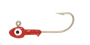 H & H - Grub Jig Head - 1/4oz 10pk Red - D1410-01