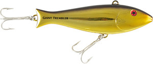 Halco - Giant Trembler Trollbait - 7in 4.5oz Chrom Gold/blk - GTH51