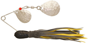 H & H - Double Spinner - 3/8oz Blk-black/yellow - IHHDS115-02