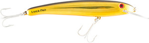 Halco - Laser Pro 190 Dd Troll - 7.2in 1.6oz Chr Gold/blk - LP190DH51