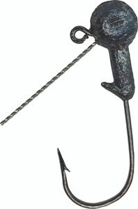 Head Hunter - Weedless Round Jig Head - 1/8oz 8pk Natural - RHW18-00-8