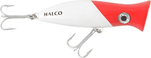 Halco - Roosta Popper 80 Casting - 3.2in 1/4oz White/red Hd - RP80H53