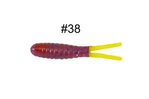 H & H - Twin Tail - 3in 10pk Pur/blu Glt/cht - SR103-38