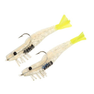 H & H - Tko Shrimp Double Rig - 1/4oz Blue Moon/chart Tl - TKODR14-160