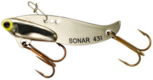 Heddon - Sonar Blade Bait - 2in 1/4oz Chrome - X0431NP