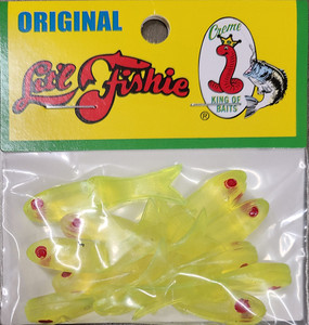Knight - Lit-l Fishie Bodys - 1.5in 10bg Chartreuse - 1099-10