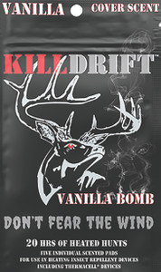 Kill Drift - Heated Scent Pads - Vanilla Bomb 5pk -