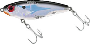 Mirrolure - Mirrodine Suspend Twitch - 2.5in 3/8oz Blk/wht/slv - 17MR-21