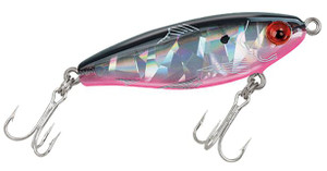 Mirrolure - Mirrodine Bg Susp Twitch - 2.5in 3/8oz Blk/pnk/slv - 17MR-706SBG