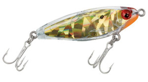 Mirrolure - Mirrodine Bg Susp Twitch - 2.5in 3/8oz Gold/clear - 17MR-GBG