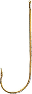 Mustad - Aberdeen Hook - Gold Sz1 10pk - 37363-GL-1-10