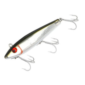 Mirrolure - Sinking Twitchbait - 3.58in 1/2oz Grn/wht/slv - 52MR-18