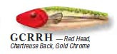 Mirrolure - She Pup Surface Walker - 3.5in 9/16oz R Hd/gld Ch - 75MR-GCRRH