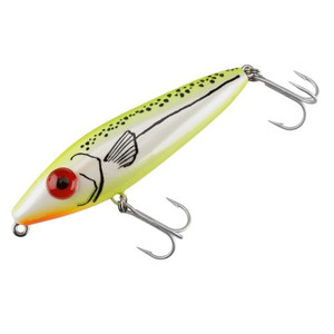 Mirrolure - She Dog Surface Walker - 4in 3/4oz Chat/pearl/org - 83MR-CHPR