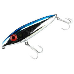 Mirrolure - She Dog Surface Walker - 4in 3/4oz Chrome/blue - 83MR-CRBL