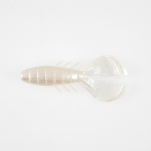 Missile Baits - Chunky D Craw - 3.5in 6bg Pearl White - MBCD35-PW