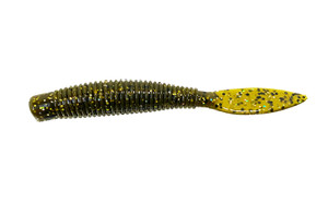 Missile Baits - Ned Bomb Worm - 3.25in 10bg Grn Pump Flh - MBNB325-GPF
