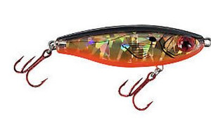 Mirrolure - Catch 5 Suspend Twitch - 3.5in 3/4oz Blk/org/gld - S25MR-808