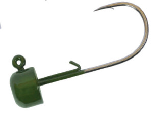 Owner - Block Jighead - Grn Pump 1/0 1/8oz 3pk - 4151GP-021