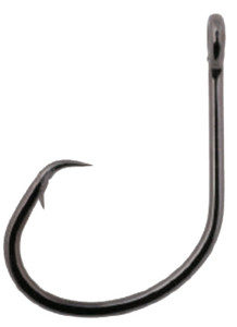Owner - Mutu Hybrid Circle Hook - Black Chrome 1/0 6pk - 4174-111