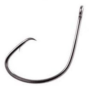 Owner - Mutu Light Circle Hook - Black Chrome 5/0 4pk - 5114151