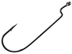 Owner - All Purpose Worm Hook - Black Chrome 3/0 4pk - 5191-131