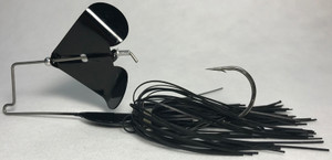 Prototype Lures - Guerilla Buzzbait - 1/2oz B/bld-black - GB12-05