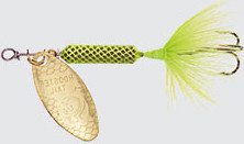 Rooster Tail - Treble Hook Spinner - 1/24oz Chart - 204-CHR