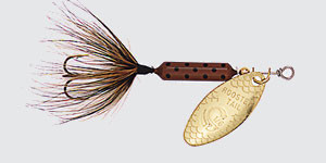 Rooster Tail - Treble Hook Spinner - 1/8oz Pumpkinseed - 208-PMSD