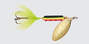 Rooster Tail - Treble Hook Spinner - 1/6oz Firetiger - 210-FRT