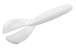 Strike King - Rage Tail Menace Grub - 4in 8bg Pearl - RGTTMG-84