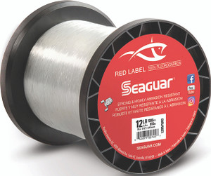 Seaguar - Red Label Fluoro Line - Fluoro Clear 12lb 1000yd - 12RM1000