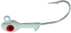 Sea Striker - Got Cha Grub Jighead - 1/4oz 8pk White - S14-1