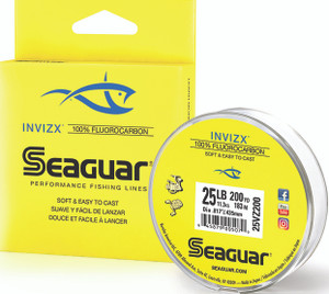 Seaguar - Invizx Fluoro Line - Fluoro Clear 25lb 200yd - 25VZ200 Seaguar - Invizx Fluoro Line - Fluoro Clear 25lb 200yd - 25VZ200