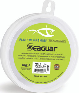 Seaguar - Premier Fluoro Leader - Fluoro Clear 30lb 25yd - 30FP25