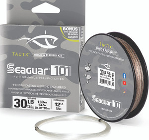 Seaguar - 101 Tactx Braid Line - Camo 30lb 150yd - 30TCX150 Seaguar - 101 Tactx Braid Line - Camo 30lb 150yd - 30TCX150